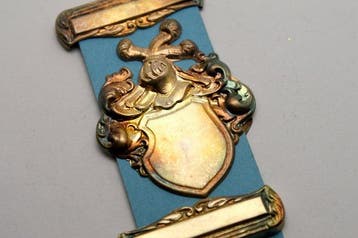 800 Argent - Héraldique - Pendentif - 800 Studentika fob de, Antiquités & Art