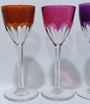 Baccarat - Drinkset (8) - Genua / Genoa - Kristal
