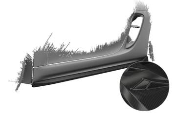 Zijskirts voor Porsche 718 Boxster / Cayman (Type 982) SS533, Verzenden
