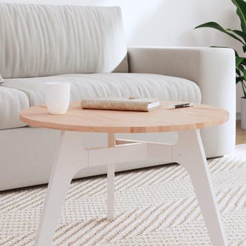 Tafelblad Beuk 60cm | Retour Deal | 29% korting, 50 tot 100 cm, Verzenden, Rond, Nieuw