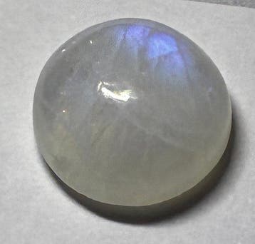 Maansteen rotonde Cabochon - Hoogte: 1.6 cm - Breedte: 1.1