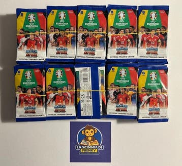 Topps - 10 Booster pack - Match Attax UEFA EURO 2024 Bustina