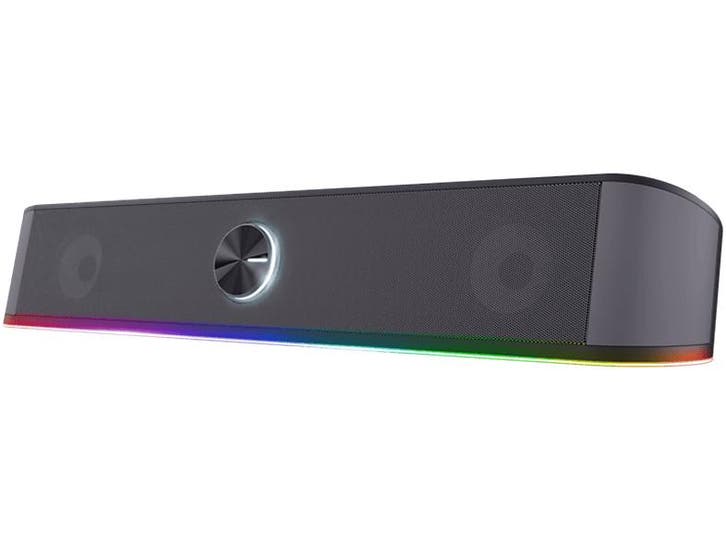 Trust -  Gaming Soundbar Gxt1619 Rhox Rgb Verlichting Grijs, TV, Hi-fi & Vidéo, Enceintes, Envoi