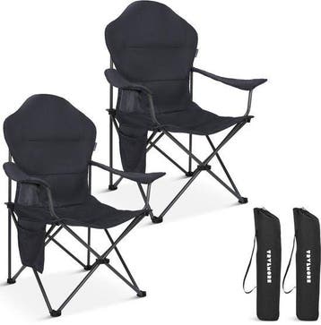 2dekans | TRVLMORE Campingstoelen XXL - Opvouwbaar - 2-Pack, Ophalen of Verzenden