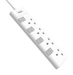 2dekans | Philips Socket 230V 4 way CHP3140WB/05 - 3 pin, Ophalen of Verzenden, Nieuw