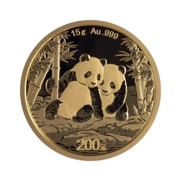 15 gram gouden Panda munt 2026
