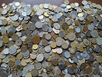 Wereld. Massive lot of approx +- 20 kilogram world coins!