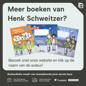 Schrijven leer je zo! - Schrijfschrift 3C - set van 5 stuks, Boeken, Verzenden, Gelezen, Henk Schweitzer