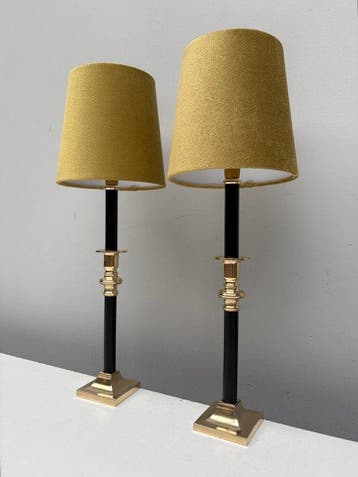 Tafellamp - Messing - Twee tafellampen