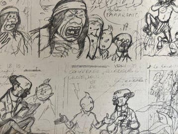 Hergé - Carton dinvitation Tintin et les Picaros, Nice, Livres, BD