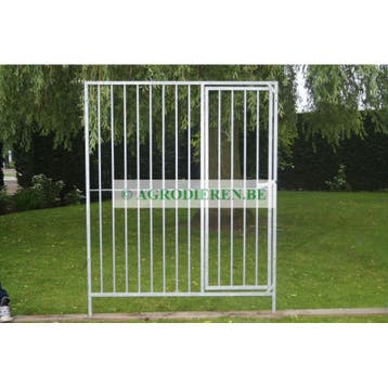 Spijlpaneel 184 h - 1,5 m - spijl 8 cm - met toegangsdeur in, Nieuw