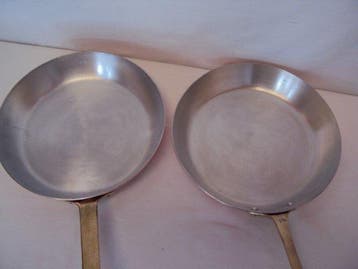 Lots de 2 poêles a frire cuivre et aluminium - Poêle (2) -