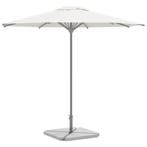 vidaXL Parasolvoetplaten 4 st driehoekig 14 kg graniet grijs, Tuin en Terras, Verzenden, Nieuw