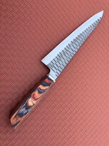 Custom Hand-Forged Premium Chefs Knife - Tafelmes - Staal,