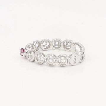 Ring - 18 karaat Witgoud, Nieuw