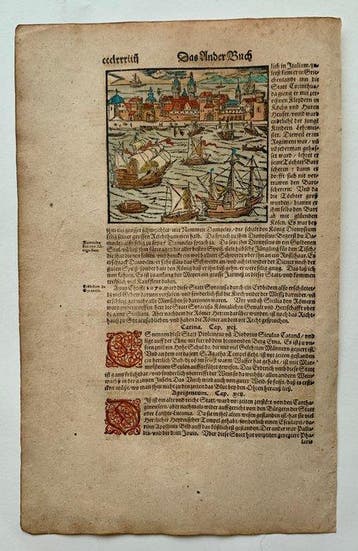 Italië - Sicilië, Syracuse; Sebastian Münster - (Syracusa, Nieuw