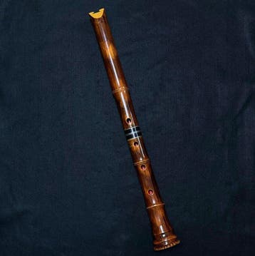 Vintage Bamboo - Lacquered Bamboo Shakuhachi, Metal and Cork