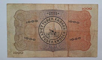 Noorwegen. - 1000 Kroner - 1940 - Pick 12c (Zonder