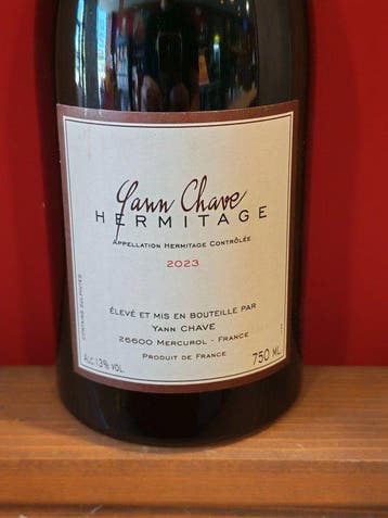2023 Yann Chave, Hermitage - Hermitage, Rhône - 1 Fles (0,75