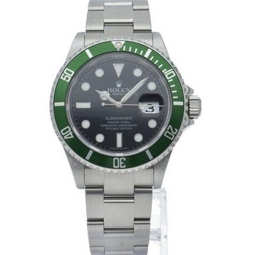 Rolex - Submariner Date Green Roulette - 16610LV(V) - Homme, Handtassen en Accessoires, Nieuw