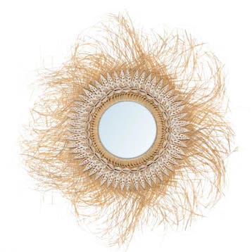 Bazar Bizar De Little Bay Spiegel – Natuurlijk - Ongebruikt, Huis en Inrichting, Woonaccessoires | Spiegels, Verzenden, Zo goed als nieuw