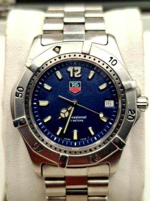 TAG Heuer - Professional 200M - Zonder minimumprijs - Heren, Bijoux, Sacs & Beauté, Montres | Anciennes | Antiquités