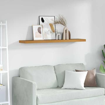 vidaXL Wandplank Muurmontage Beige 120 x 23,5 x 3,8 cm, Huis en Inrichting, Verzenden, Nieuw