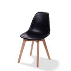Stoel Keeve | Zwart | Hout/Kunststof | Stapelbaar |, Verzenden, Nieuw in verpakking