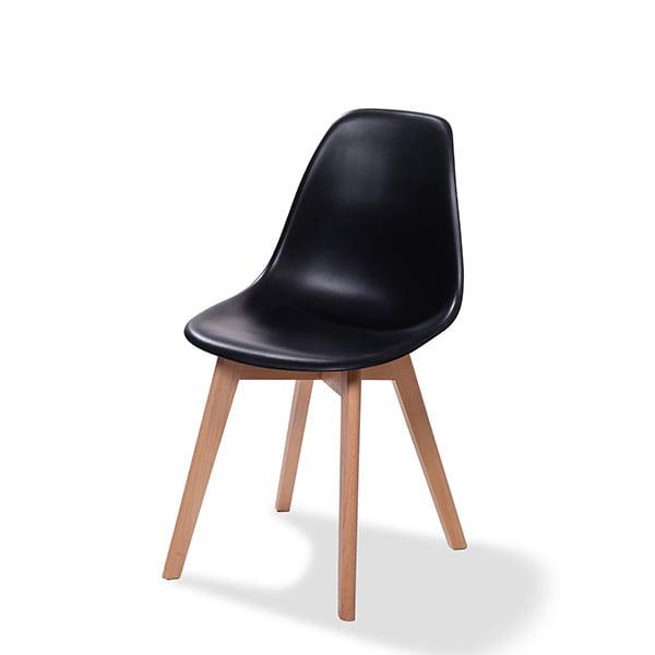 Stoel Keeve | Zwart | Hout/Kunststof | Stapelbaar |, Zakelijke goederen, Horeca | Keukenapparatuur, Nieuw in verpakking, Verzenden