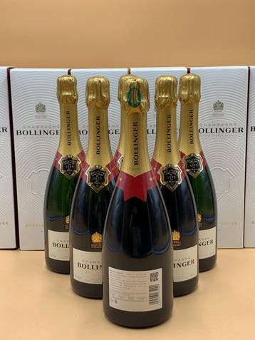Bollinger, Spéciale Cuvée - Champagne Brut - 6 Bouteilles, Verzamelen, Nieuw