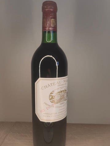 1982 Château Margaux - Margaux 1er Grand Cru Classé - 1, Verzamelen, Wijnen, Nieuw
