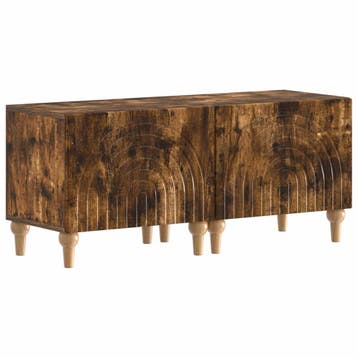 vidaXL Tv-meubel Gerookt eiken Bewerkt hout, Verzenden, Nieuw