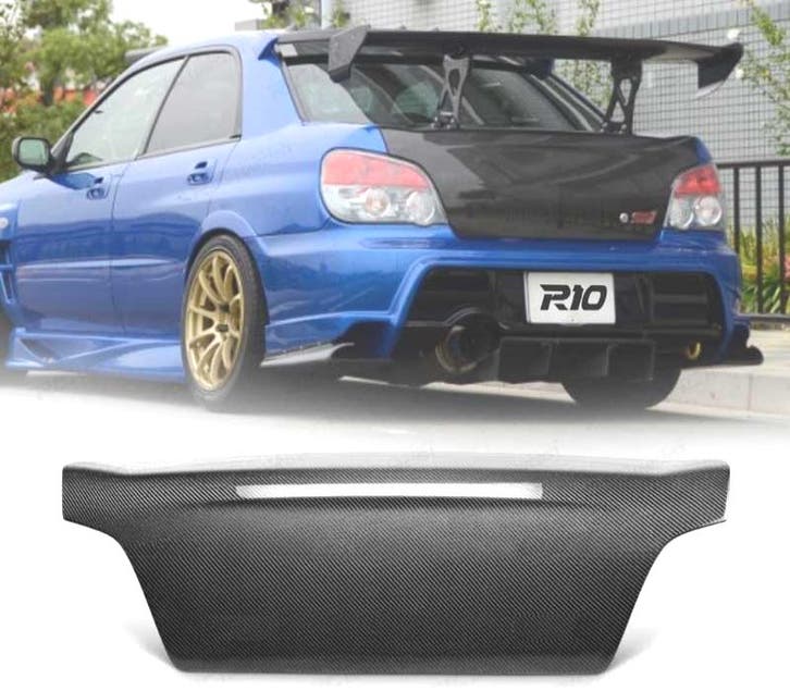PORTE ARRIÈRE COFFRE  POUR SUBARU IMPREZA 01-07- CARBONE, Auto-onderdelen, Carrosserie, Verzenden