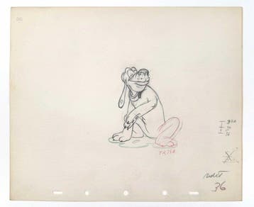 PLUTO Originele animatietekening - (Walt Disney, 1939) +, Verzamelen, Nieuw
