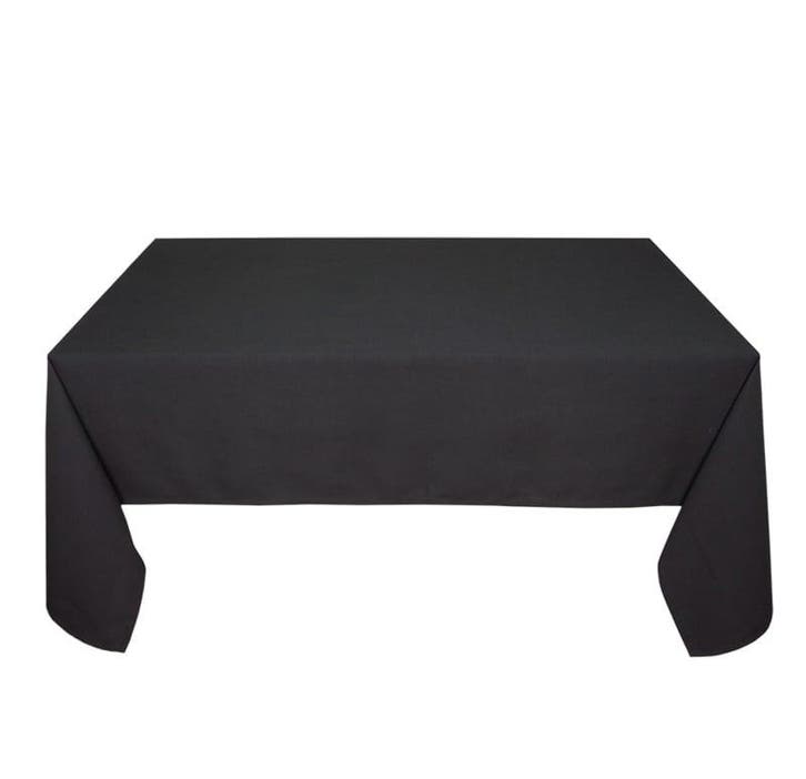 Nappe de Table Black Noir 132x178cm - Treb SP, Huis en Inrichting, Keuken | Textiel, Overige kleuren, Nieuw, Verzenden
