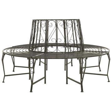 vidaXL Boombank 160 cm staal, Tuin en Terras, Verzenden, Nieuw