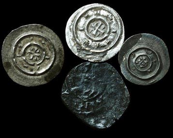 . Europa, middeleeuws, Hongarije Lot of 4 Medieval European