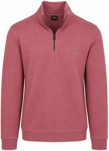 BOSS Zetrust Half Zip Trui Rose maat Maat 48/50 (M) Heren, Kleding | Heren, BOSS, Nieuw, Roze, Verzenden
