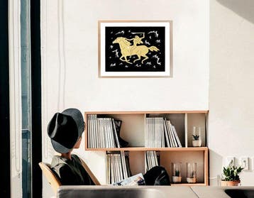 Cleon Peterson (1973) - Sirens Of The Night (Gold)