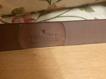 Thonet - Canapé (3) - Bois dur - Canapé avec deux fauteuils
