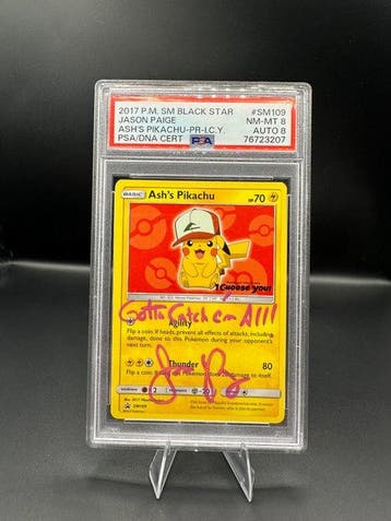 Pokémon - 1 Graded card - Pikachu SM109 Promo card - PSA 8 -, Nieuw