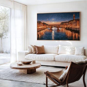 Iconica - Starlit Ponte Vecchio - unique 1/1 XXL (100 x 150