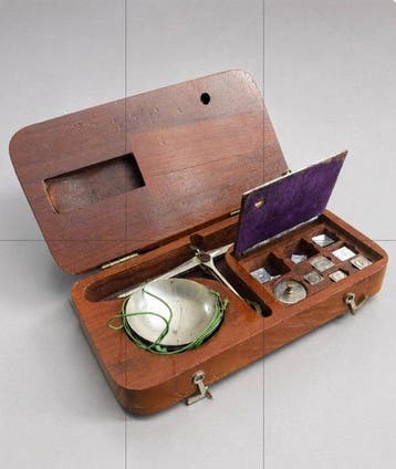 Apothekersweegschaal - Wetenschapper - Messing -