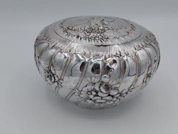 Koektrommel - .800 zilver, Antiek en Kunst