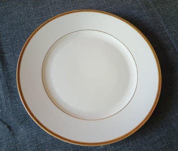 Schumann- Bavaria - Tafelservies (10) - Greca dorata - 24 kt