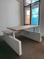 Nieuwe Duo Zit Sta Bureaus - Met Wang - Configureer zelf, Verzenden, In hoogte verstelbaar, Nieuw