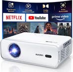 Draagbare Mini Beamer | Tweede Kansje | Google TV & Netflix, Audio, Tv en Foto, Verzenden, LED, Nieuw, Full HD (1080)