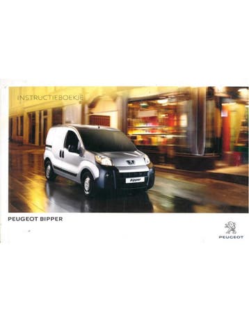 2013 PEUGEOT BIPPER INSTRUCTIEBOEKJE NEDERLANDS, Ophalen of Verzenden