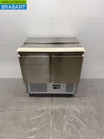 RVS Coolpro Verrijdbare Saladette Koelwerkbank 2 Deuren 90,5, Ophalen of Verzenden