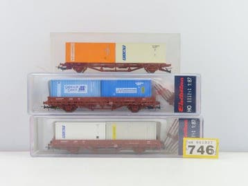 Electrotren H0 - o.a. 1622K/1434K - Wagon de marchandises, Hobby en Vrije tijd, Modeltreinen | H0, Nieuw